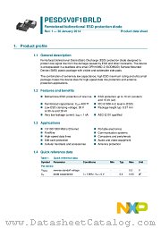 PESD5V0F1BRLD datasheet pdf NXP Semiconductors