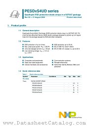 PESD15VS4UD datasheet pdf NXP Semiconductors