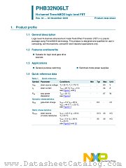 PHB32N06LT datasheet pdf NXP Semiconductors