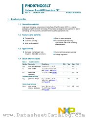 PHD97NQ03LT datasheet pdf NXP Semiconductors