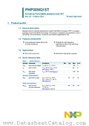PHP30NQ15T datasheet pdf NXP Semiconductors