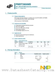 PMBT3906MB datasheet pdf NXP Semiconductors