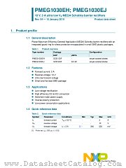 PMEG1030EH datasheet pdf NXP Semiconductors