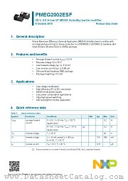 PMEG2002ESF datasheet pdf NXP Semiconductors