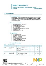 PMEG2005BELD datasheet pdf NXP Semiconductors