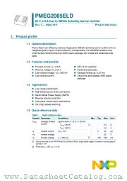 PMEG2005ELD datasheet pdf NXP Semiconductors