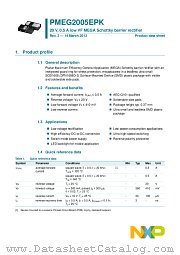 PMEG2005EPK datasheet pdf NXP Semiconductors