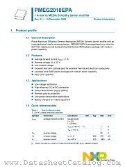 PMEG2010EPA datasheet pdf NXP Semiconductors