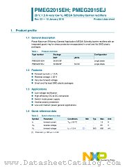 PMEG2015EJ datasheet pdf NXP Semiconductors