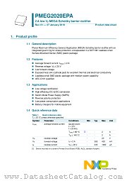 PMEG2020EPA datasheet pdf NXP Semiconductors