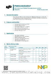 PMEG3005AESF datasheet pdf NXP Semiconductors