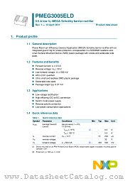 PMEG3005ELD datasheet pdf NXP Semiconductors