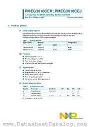 PMEG3010CEJ datasheet pdf NXP Semiconductors