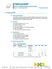 PMEG3030EP datasheet pdf NXP Semiconductors