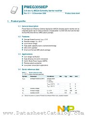 PMEG3050EP datasheet pdf NXP Semiconductors