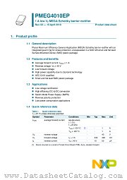 PMEG4010EP datasheet pdf NXP Semiconductors