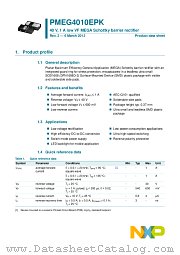 PMEG4010EPK datasheet pdf NXP Semiconductors