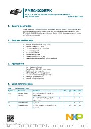 PMEG4020EPK datasheet pdf NXP Semiconductors
