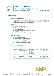 PMEG4050EP datasheet pdf NXP Semiconductors