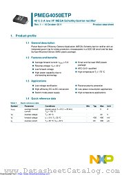 PMEG4050ETP datasheet pdf NXP Semiconductors