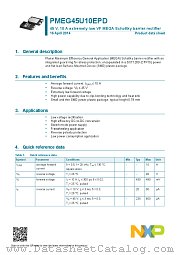 PMEG45U10EPD datasheet pdf NXP Semiconductors