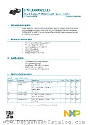 PMEG6002ELD datasheet pdf NXP Semiconductors