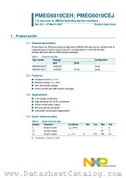 PMEG6010CEJ datasheet pdf NXP Semiconductors