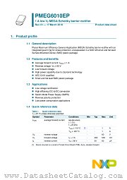PMEG6010EP datasheet pdf NXP Semiconductors