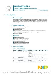 PMEG6020EPA datasheet pdf NXP Semiconductors