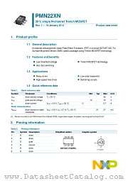 PMN22XN datasheet pdf NXP Semiconductors