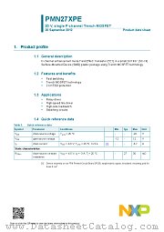 PMN27XPE datasheet pdf NXP Semiconductors