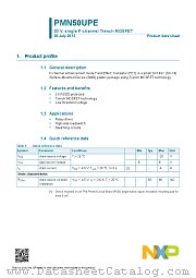 PMN50UPE datasheet pdf NXP Semiconductors