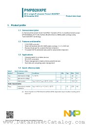 PMPB20XPE datasheet pdf NXP Semiconductors