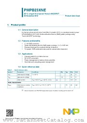 PMPB23XNE datasheet pdf NXP Semiconductors