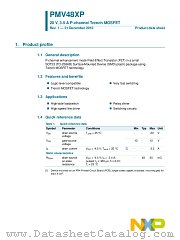 PMV48XP datasheet pdf NXP Semiconductors