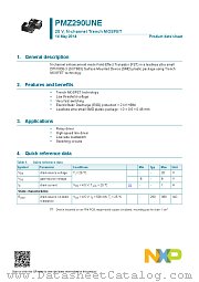 PMZ290UNE datasheet pdf NXP Semiconductors