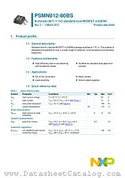 PSMN012-80BS datasheet pdf NXP Semiconductors