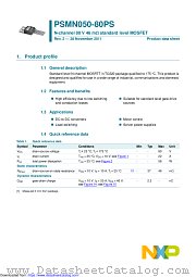 PSMN050-80PS datasheet pdf NXP Semiconductors