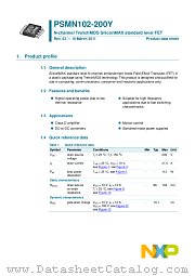 PSMN102-200Y datasheet pdf NXP Semiconductors
