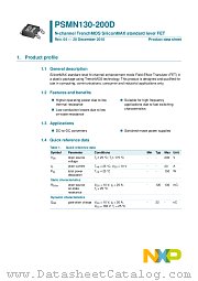 PSMN130-200D datasheet pdf NXP Semiconductors