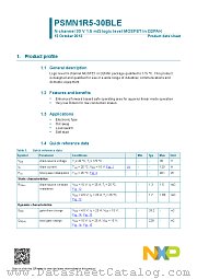 PSMN1R5-30BLE datasheet pdf NXP Semiconductors