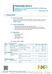 PSMN1R6-40YLC datasheet pdf NXP Semiconductors