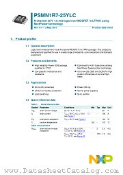 PSMN1R7-25YLC datasheet pdf NXP Semiconductors