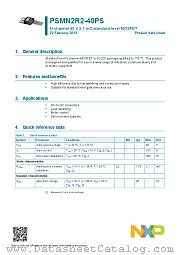PSMN2R2-40PS datasheet pdf NXP Semiconductors