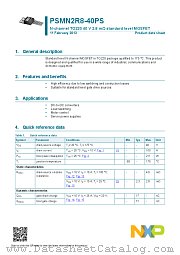 PSMN2R8-40PS datasheet pdf NXP Semiconductors