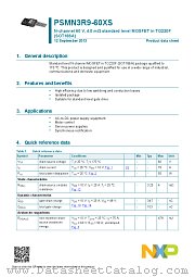 PSMN3R9-60XS datasheet pdf NXP Semiconductors