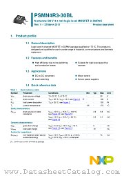 PSMN4R3-30BL datasheet pdf NXP Semiconductors