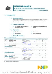PSMN4R4-80BS datasheet pdf NXP Semiconductors