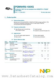 PSMN4R6-100XS datasheet pdf NXP Semiconductors