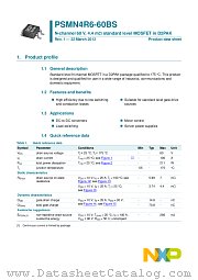 PSMN4R6-60BS datasheet pdf NXP Semiconductors